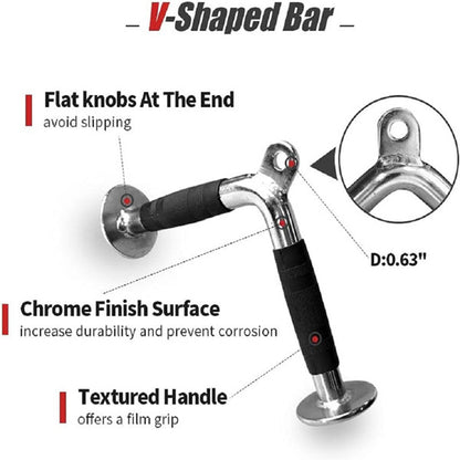 Multi-Functional Fitness Handlebars, 4-Piece Set of Adjustable Pull-Down Squat Racks for Home Use