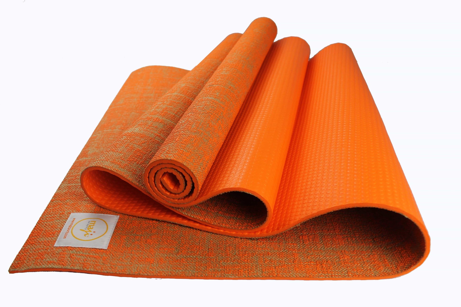 Maji Sports Jute Premium Eco Yoga Mat + Foot Massager (7.5Cm X 17.5Cm)