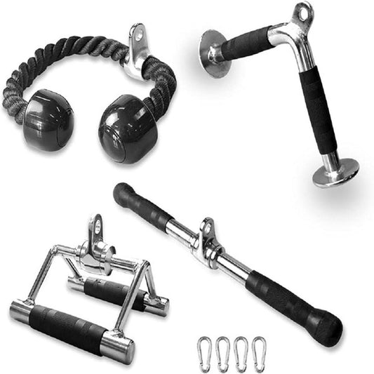 Multi-Functional Fitness Handlebars, 4-Piece Set of Adjustable Pull-Down Squat Racks for Home Use