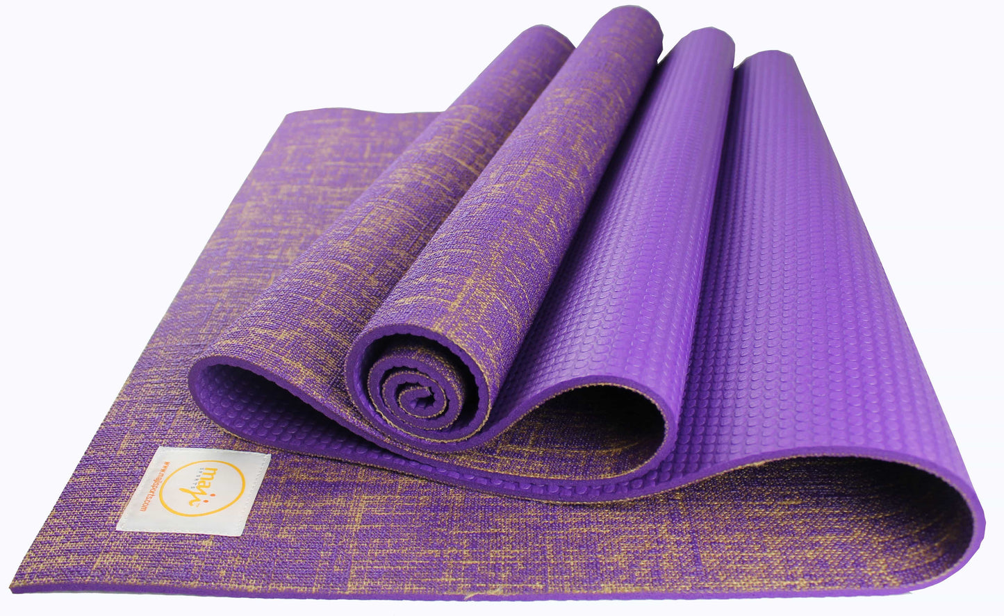 Maji Sports Jute Premium Eco Yoga Mat + Foot Massager (7.5Cm X 17.5Cm)